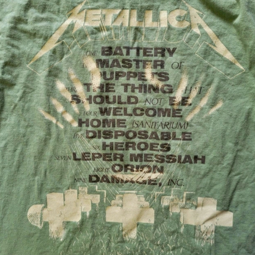 Metallica Green Band T-Shirt